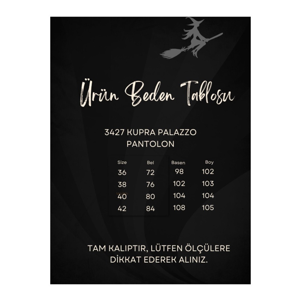 Pasaklı Giyim Pasaklı Giyim Kupra İpek Palazzo Pantolon İndigo - Premium Kadın Giyim