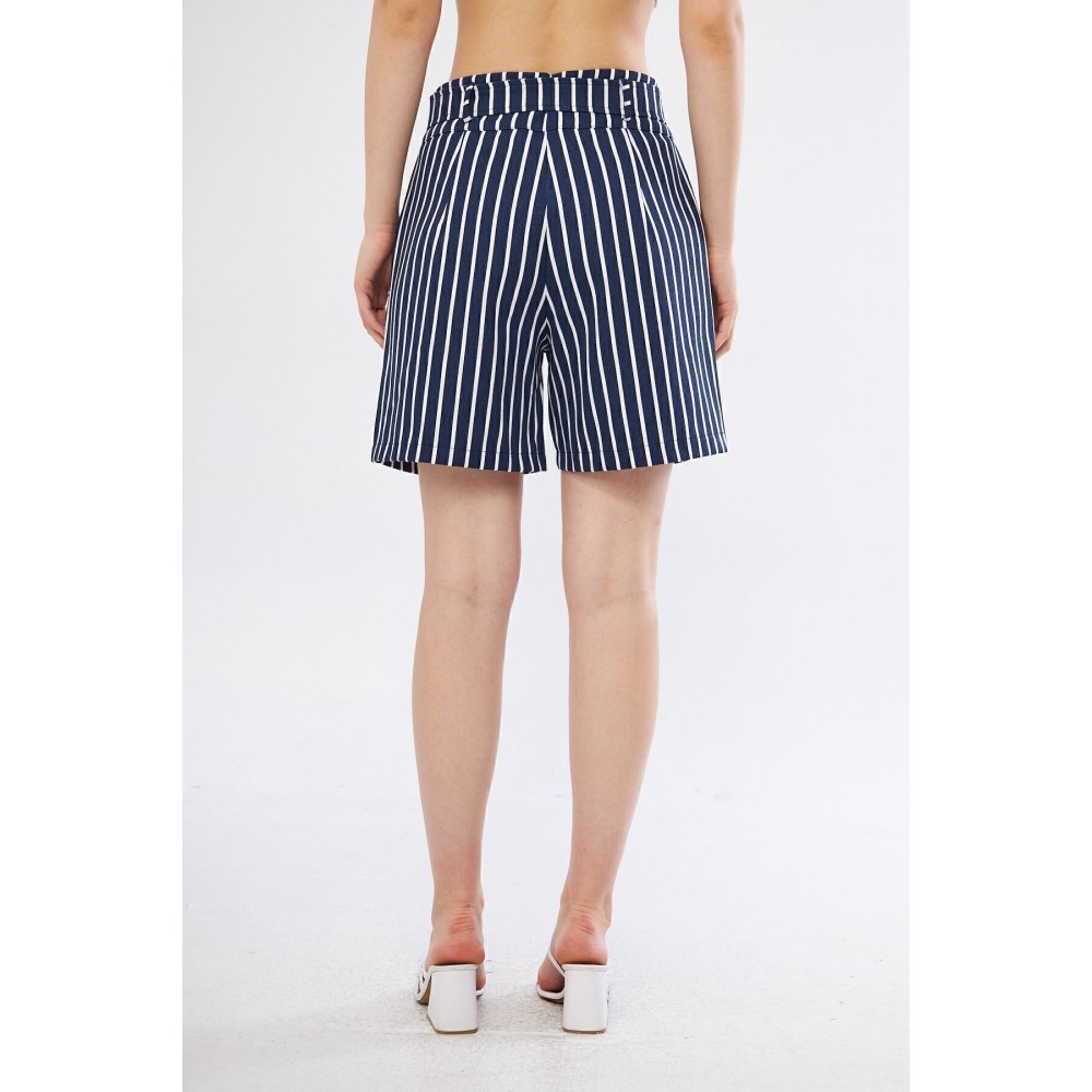 Pasaklı Giyim Pasaklı Giyim Kadın Gabardin Mini Şort Lacivert - Premium Kadın Giyim