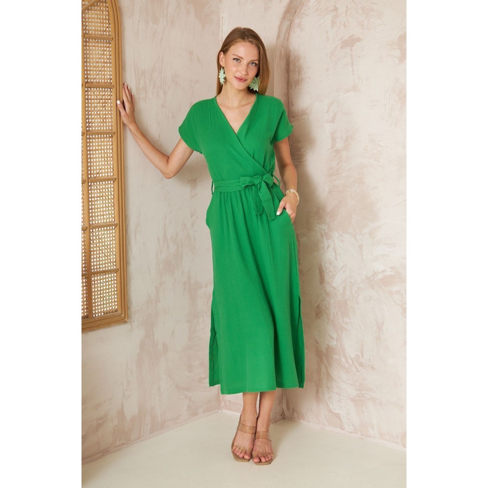 Pasaklı Giyim Pasaklı Giyim Kadın %100 Pamuk Müslin Elbise Benetton - Premium Kadın Giyim