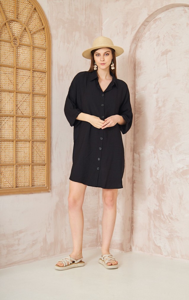 Pasaklı Giyim Kadın Tunik Elbise 3582341 Siyah