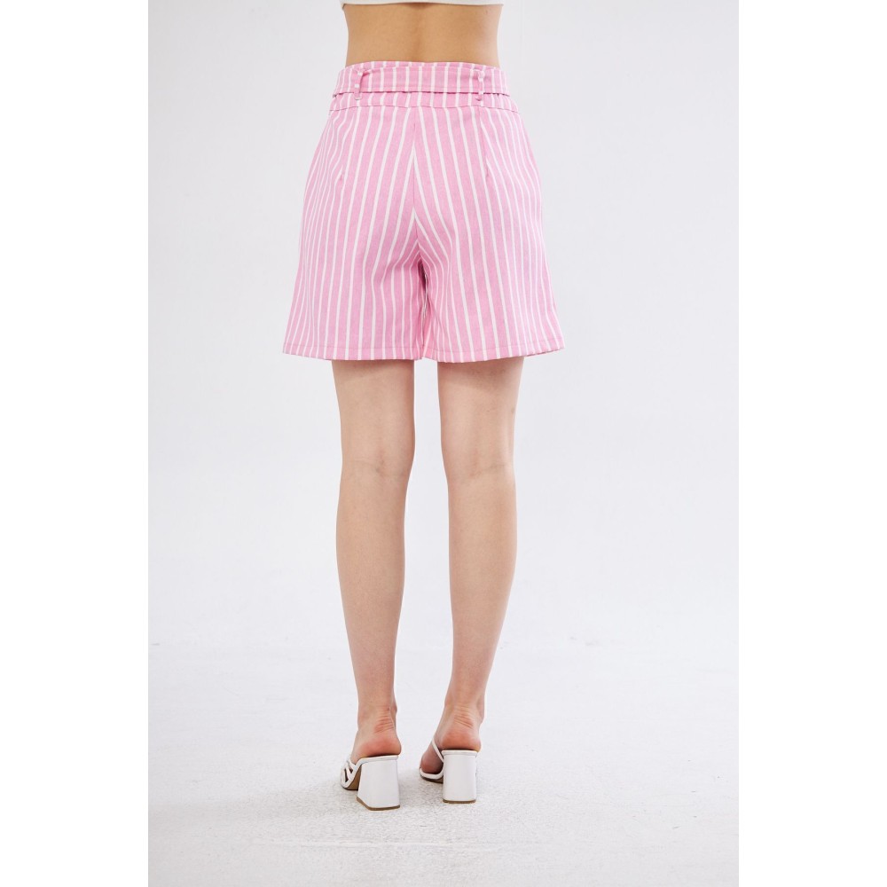 Pasaklı Giyim Pasaklı Giyim Kadın Gabardin Mini Şort Pembe - Premium Kadın Giyim