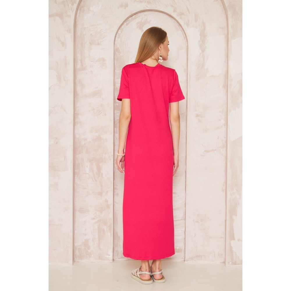 Pasaklı Giyim Pasaklı Giyim Kadın Omzu Düğmeli Fuşya - Premium Kadın Giyim