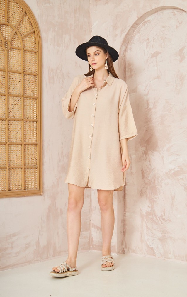 Pasaklı Giyim Kadın Tunik Elbise 3582341 Taş