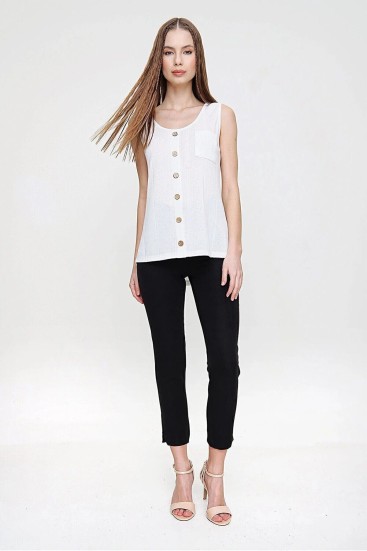 Pasaklı Giyim Kadın Örme Bluz 3134143 Ekru