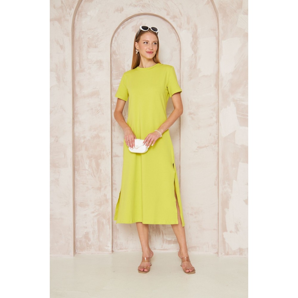 Pasaklı Giyim Pasaklı Giyim Kadın Omzu Düğmeli Yağ Yeşili - Premium Kadın Giyim