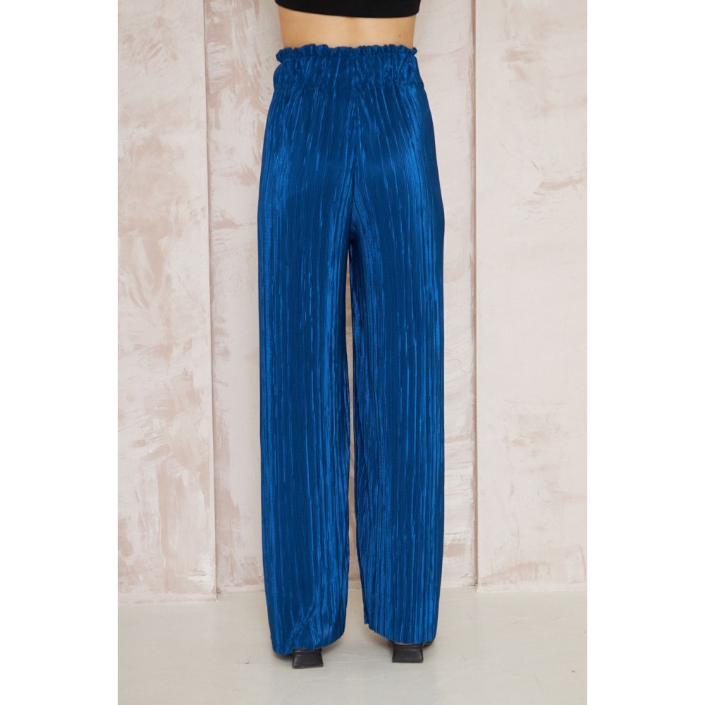 Pasaklı Giyim Pasaklı Giyim Bürümcük Örme Pantolon İndigo - Premium Kadın Giyim