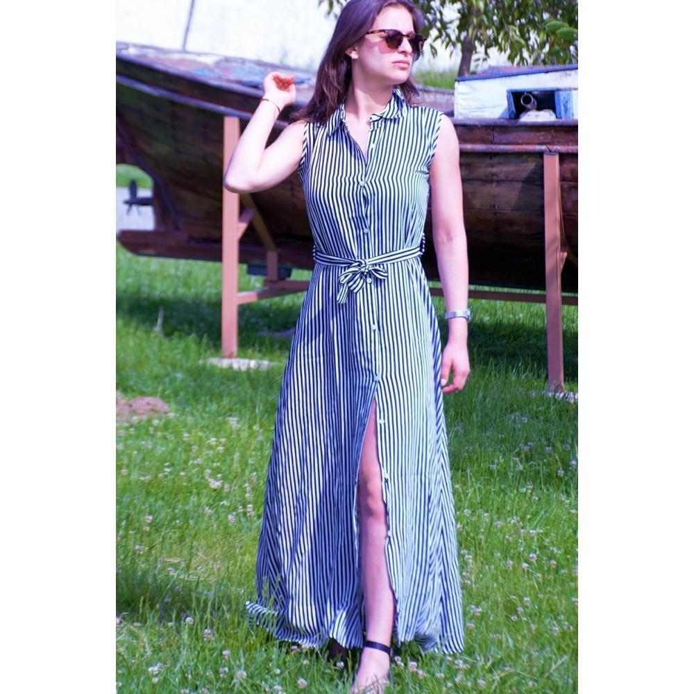 Pasaklı Giyim Pasaklı Giyim Kadın Viskon Elbise Lacivert - Premium Kadın Giyim