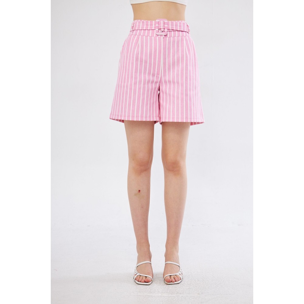Pasaklı Giyim Pasaklı Giyim Kadın Gabardin Mini Şort Pembe - Premium Kadın Giyim