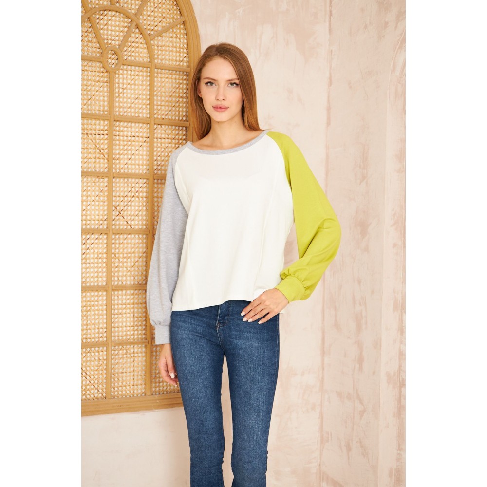 Pasaklı Giyim Pasaklı Giyim Kadın Sweatshirt Beyaz - Premium Kadın Giyim