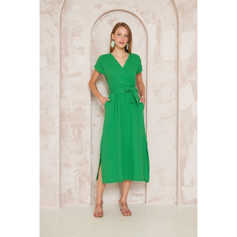 Pasaklı Giyim Pasaklı Giyim Kadın %100 Pamuk Müslin Elbise Benetton - Premium Kadın Giyim