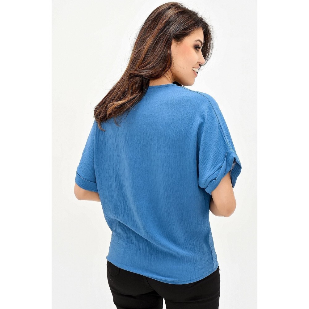 Pasaklı Giyim Pasaklı Giyim Kadın Bluz İndigo - Premium Kadın Giyim