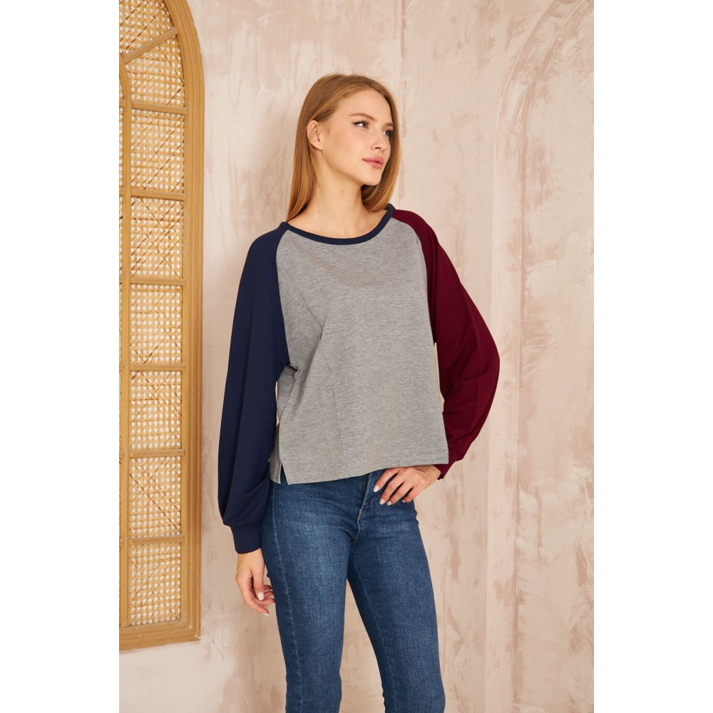 Pasaklı Giyim Pasaklı Giyim Kadın Sweatshirt Gri - Premium Kadın Giyim