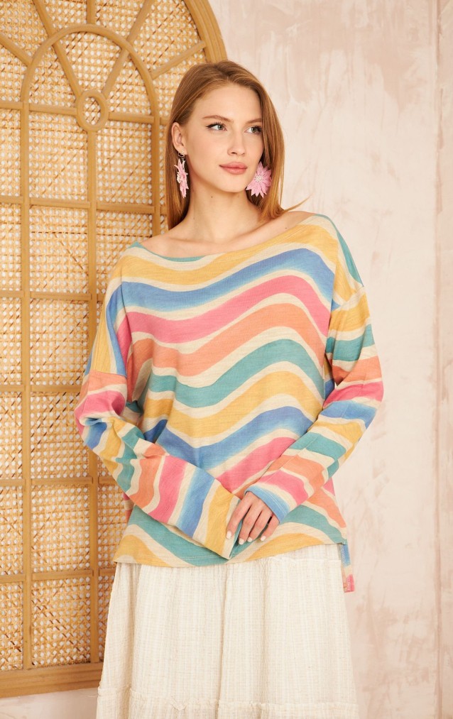 Pasaklı Giyim Kadın Akrilik Kazak 3478231 Gökkuşağı