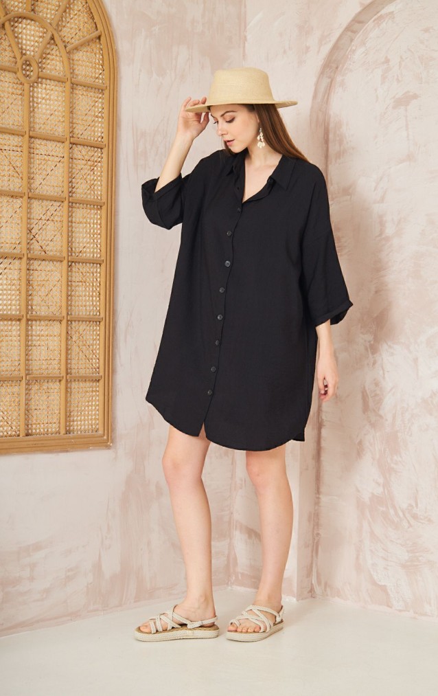 Pasaklı Giyim Kadın Tunik Elbise 3582341 Siyah