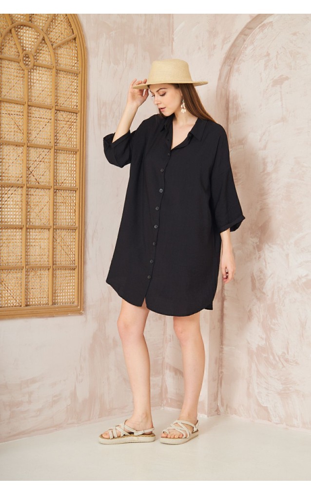 Pasaklı Giyim Kadın Tunik Elbise 3582341 Siyah