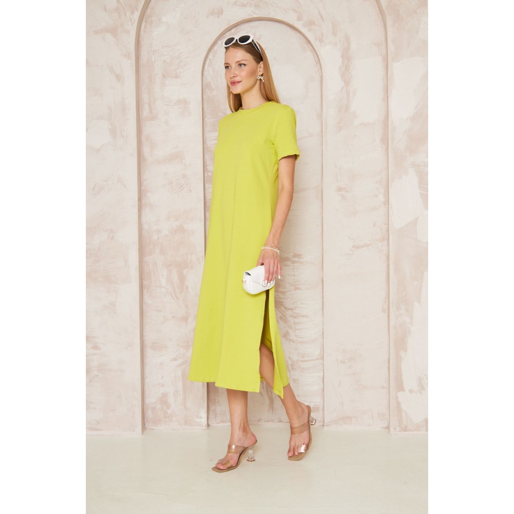 Pasaklı Giyim Pasaklı Giyim Kadın Omzu Düğmeli Yağ Yeşili - Premium Kadın Giyim