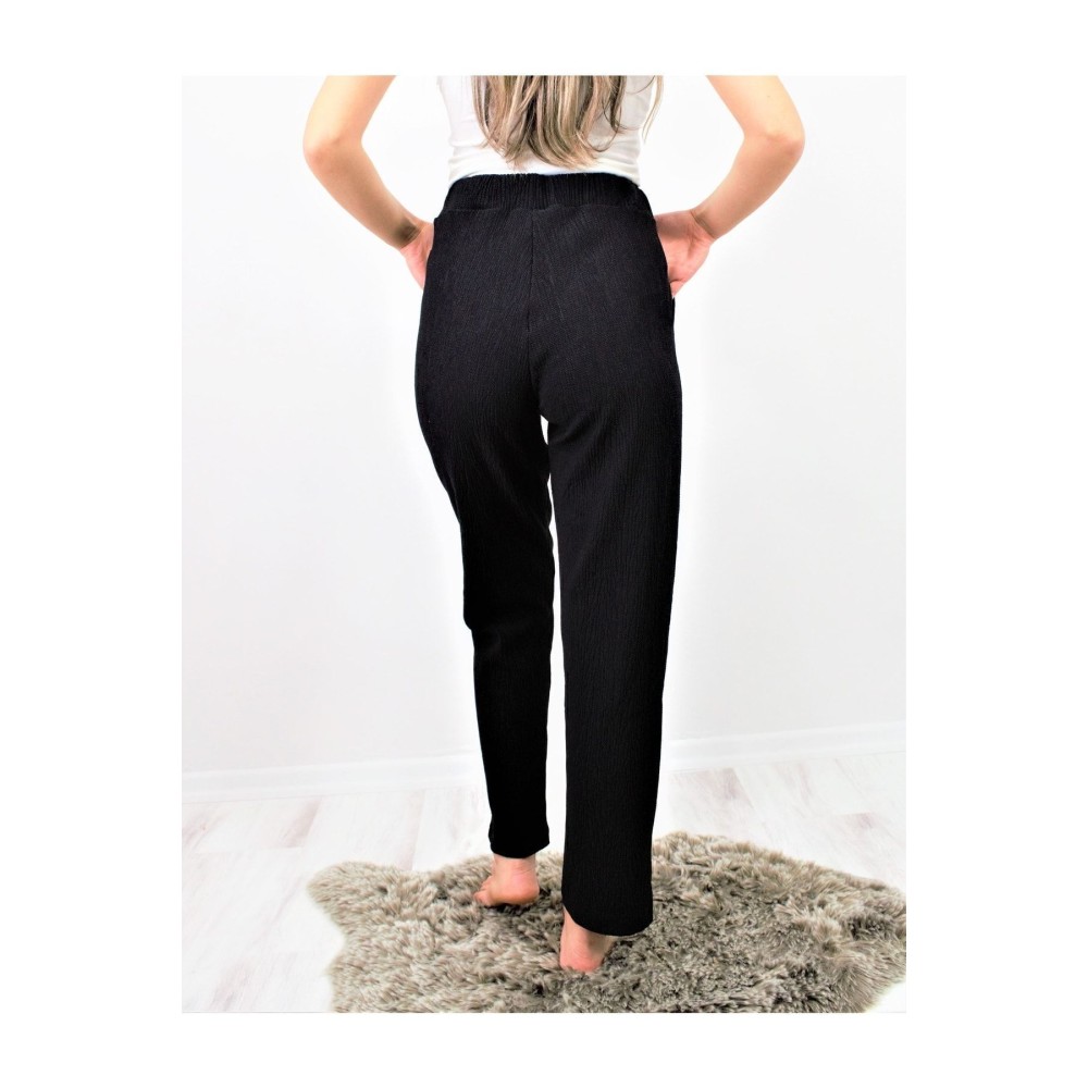 Pasaklı Giyim Pasaklı Giyim Yumuşak Doku Rahat Pantolon Siyah - Premium Kadın Giyim