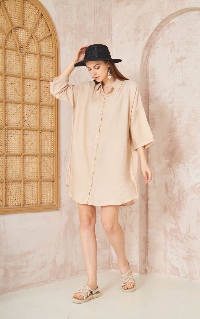 Pasaklı Giyim Kadın Tunik Elbise 3582341 Taş