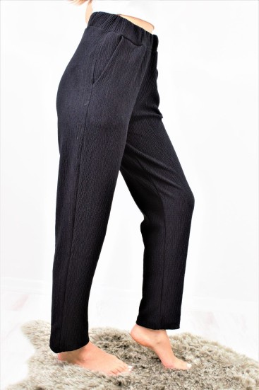 Pasaklı Giyim Yumuşak Doku Rahat Pantolon 3273210 Siyah