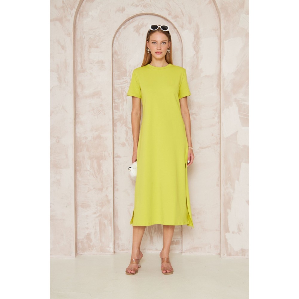 Pasaklı Giyim Pasaklı Giyim Kadın Omzu Düğmeli Yağ Yeşili - Premium Kadın Giyim