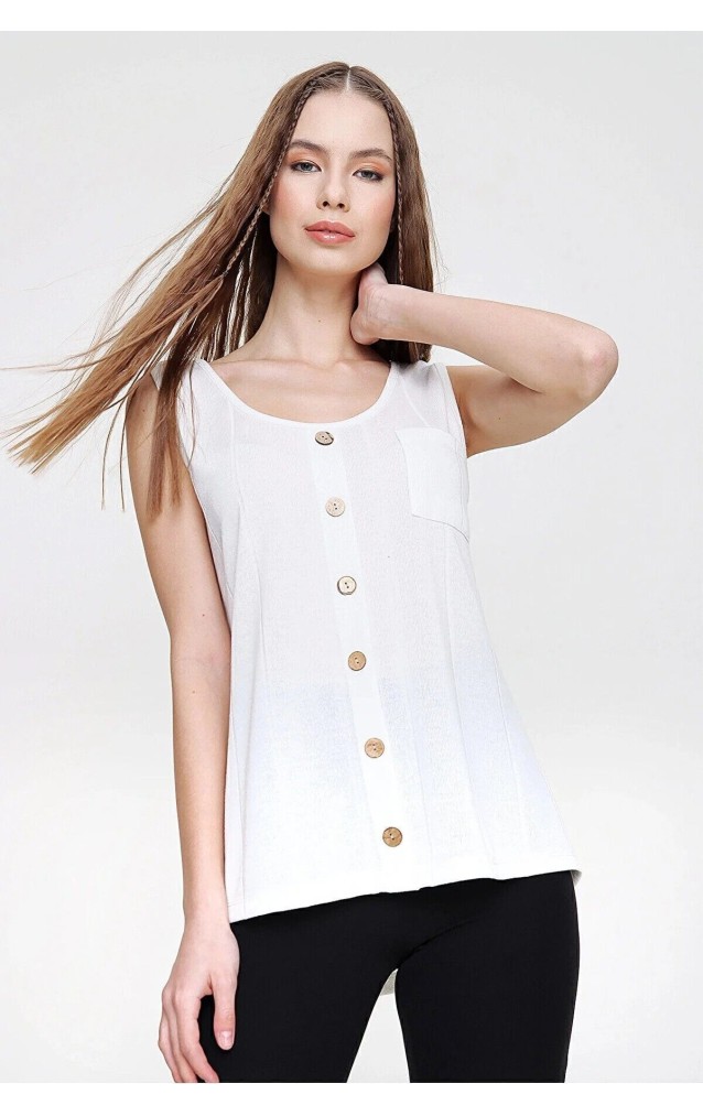 Pasaklı Giyim Kadın Örme Bluz 3134143 Ekru