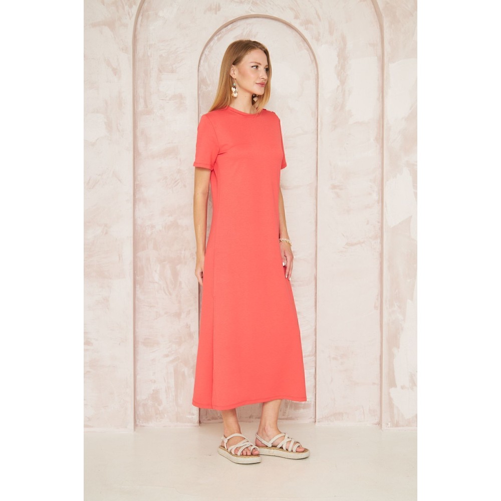 Pasaklı Giyim Pasaklı Giyim Kadın Omzu Düğmeli Mercan - Premium Kadın Giyim