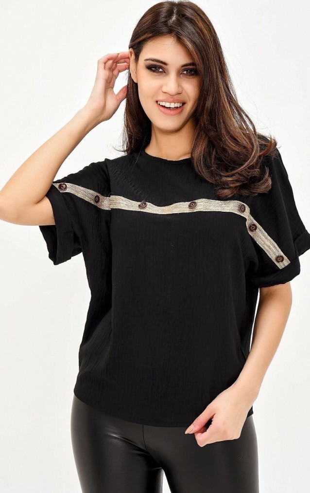 Pasaklı Giyim Kadın Bluz 2851176 Siyah