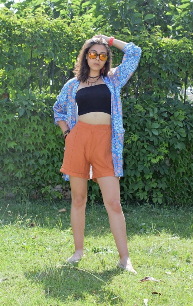 Pasaklı Giyim Kadın Şort 2891242 Kiremit