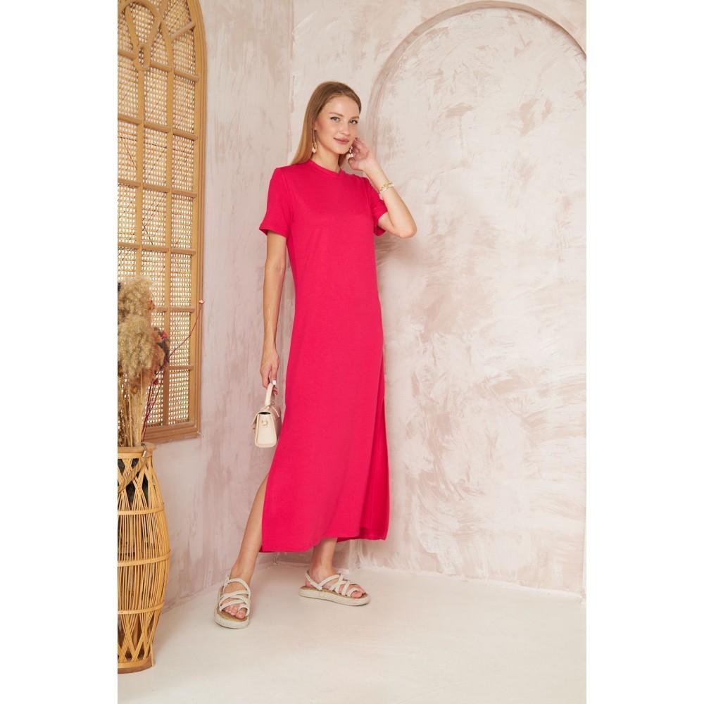 Pasaklı Giyim Pasaklı Giyim Kadın Omzu Düğmeli Fuşya - Premium Kadın Giyim