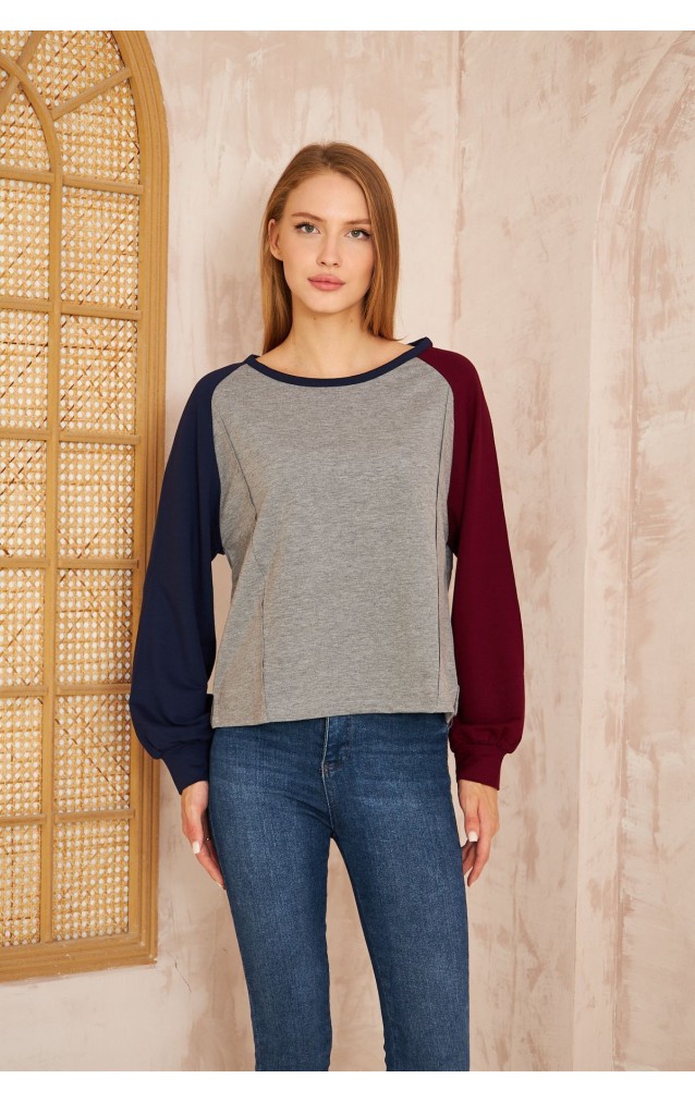 Pasaklı Giyim Kadın Sweatshirt 3472230 Gri