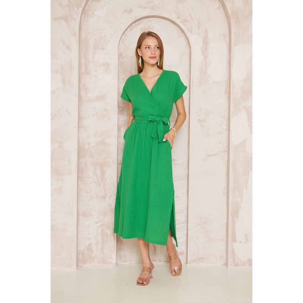 Pasaklı Giyim Pasaklı Giyim Kadın %100 Pamuk Müslin Elbise Benetton - Premium Kadın Giyim