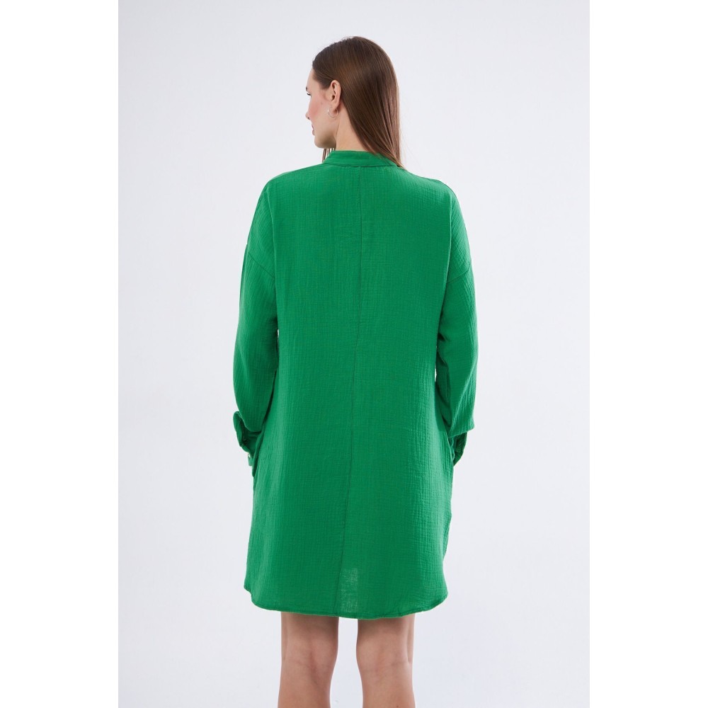 Pasaklı Giyim Pasaklı Giyim Kadın Müslin Tunik Gömlek Benetton - Premium Kadın Giyim