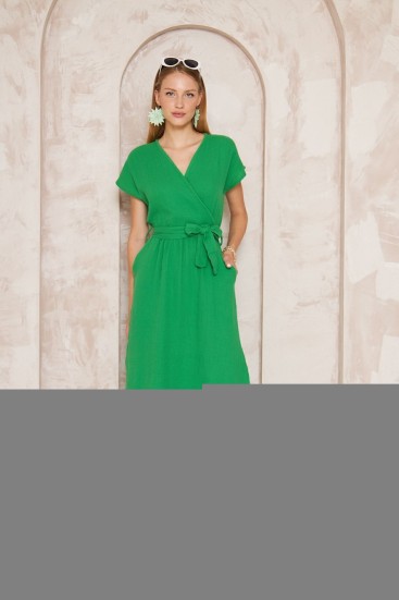 Pasaklı Giyim Kadın %100 Pamuk Müslin Elbise 3612451 Benetton