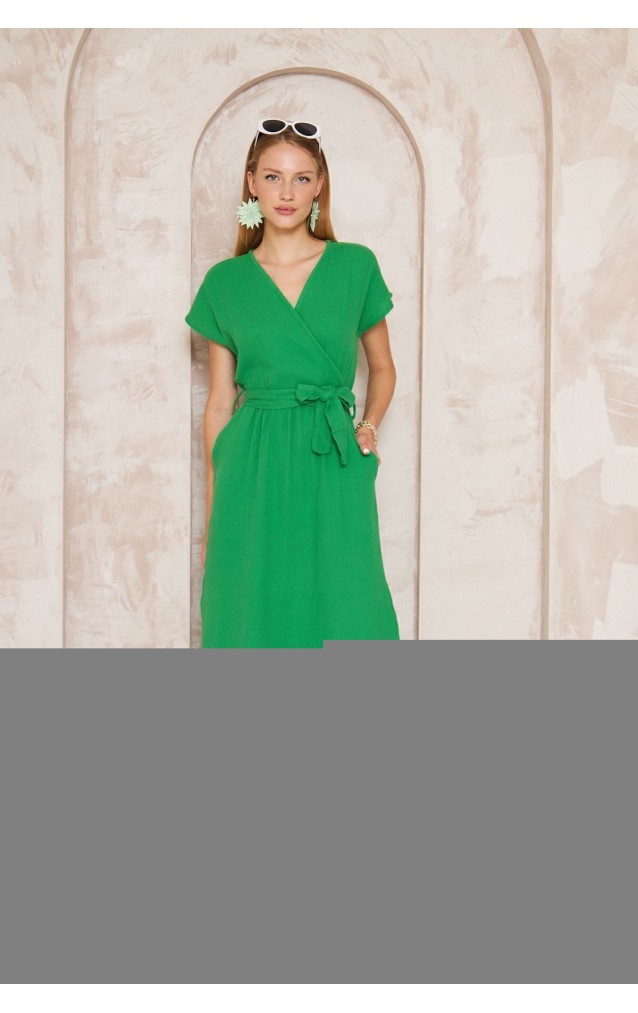 Pasaklı Giyim Kadın %100 Pamuk Müslin Elbise 3612451 Benetton