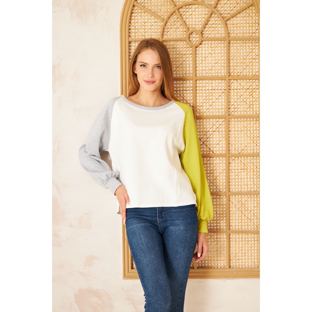 Pasaklı Giyim Pasaklı Giyim Kadın Sweatshirt Beyaz - Premium Kadın Giyim