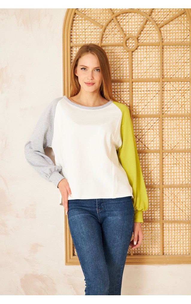 Pasaklı Giyim Kadın Sweatshirt 3472230 Beyaz