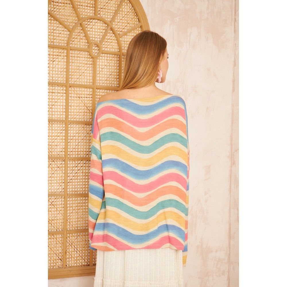 Pasaklı Giyim Pasaklı Giyim Kadın Akrilik Kazak Gökkuşağı - Premium Kadın Giyim