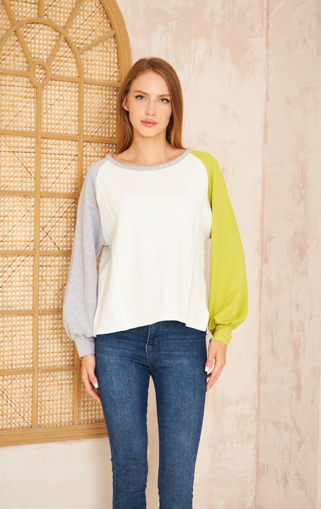 Pasaklı Giyim Kadın Sweatshirt 3472230 Beyaz