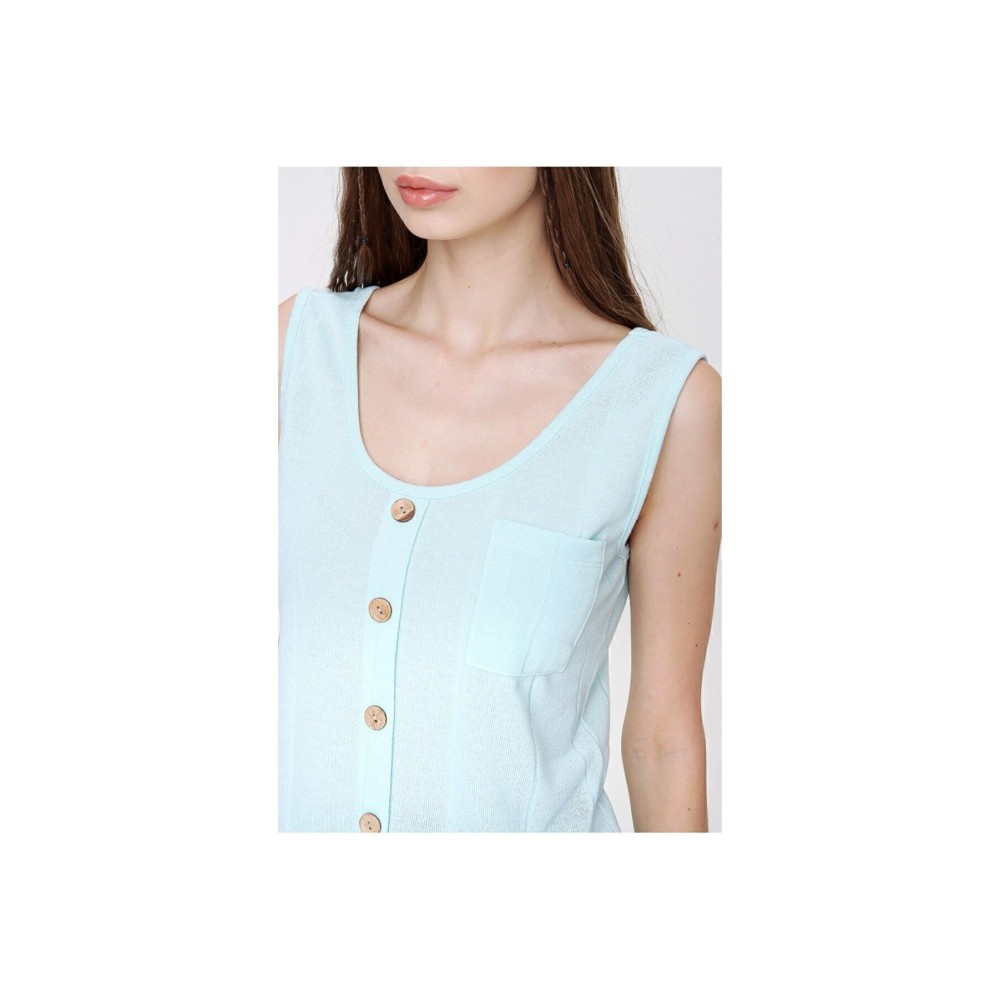 Pasaklı Giyim Pasaklı Giyim Kadın Örme Bluz Suyeşili - Premium Kadın Giyim