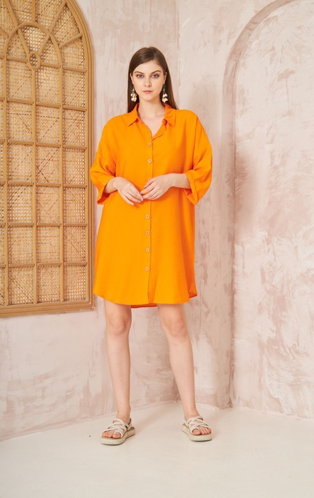 Pasaklı Giyim Kadın Tunik Elbise 3582341 Turuncu