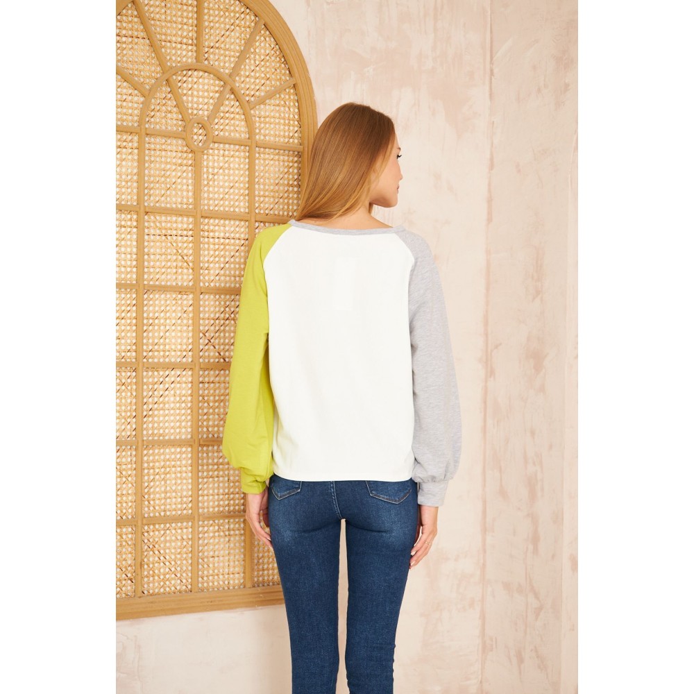 Pasaklı Giyim Pasaklı Giyim Kadın Sweatshirt Beyaz - Premium Kadın Giyim