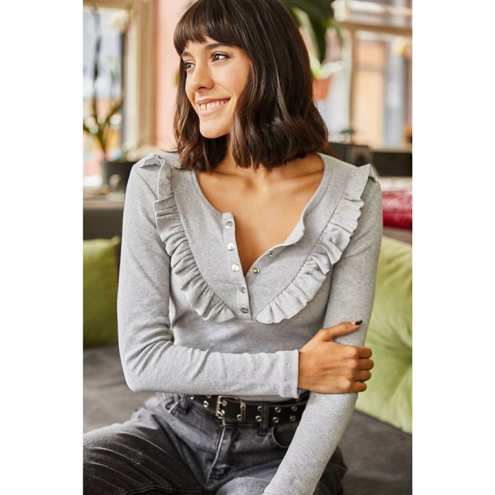 Pasaklı Giyim Pasaklı Giyim Kadın Kaşkorse Bluz - Premium Kadın Giyim