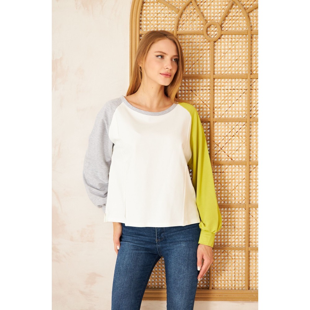 Pasaklı Giyim Pasaklı Giyim Kadın Sweatshirt Beyaz - Premium Kadın Giyim