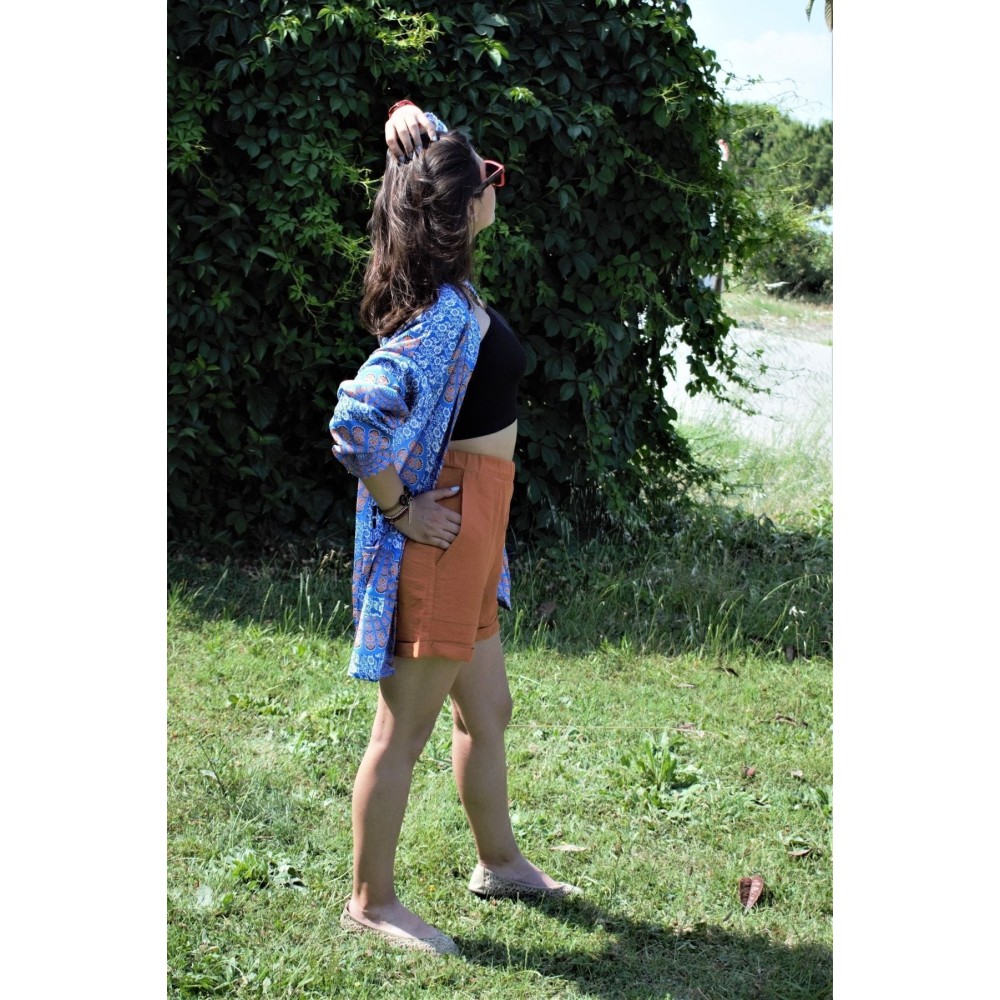 Pasaklı Giyim Pasaklı Giyim Kadın Şort Kiremit - Premium Kadın Giyim