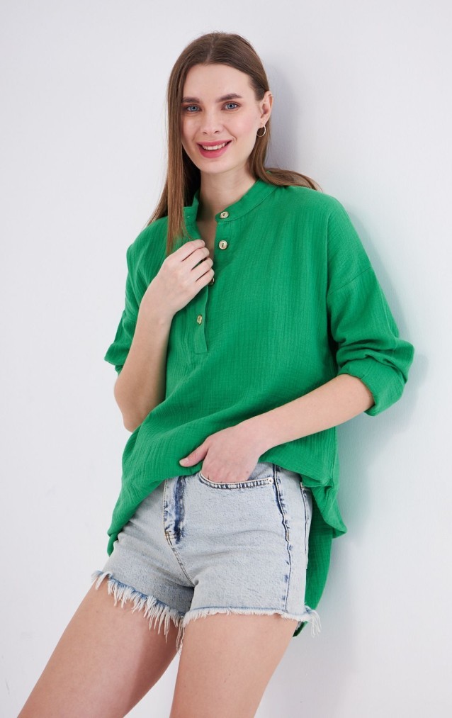 Pasaklı Giyim Kadın Müslin Tunik Gömlek 3520340 Benetton