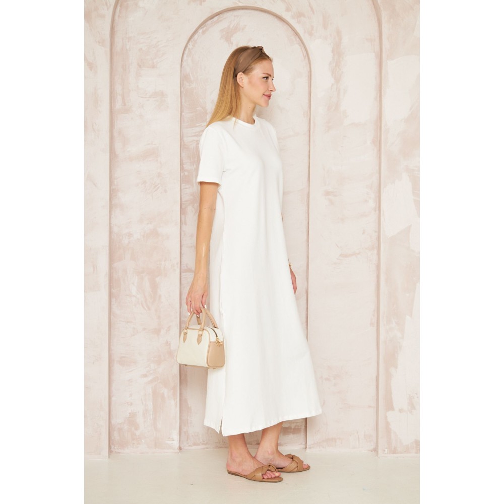 Pasaklı Giyim Pasaklı Giyim Kadın Omzu Düğmeli Beyaz - Premium Kadın Giyim