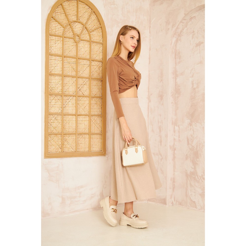 Pasaklı Giyim Pasaklı Giyim Kadın Kiloş Kaşe Etek Taş - Premium Kadın Giyim