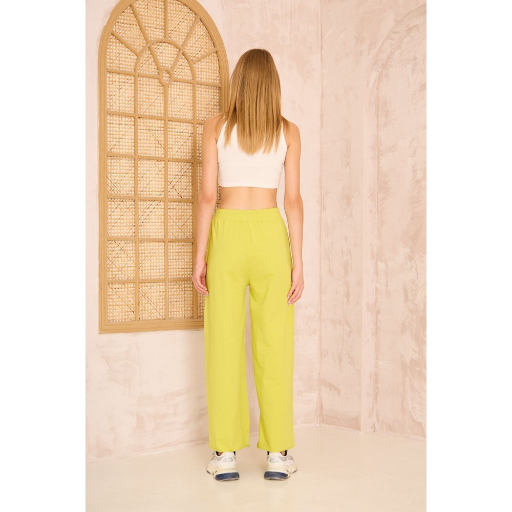 Pasaklı Giyim Pasaklı Giyim Kadın Viskon Pantolon-Eşorfman Altı Yağ Yeşili - Premium Kadın Giyim