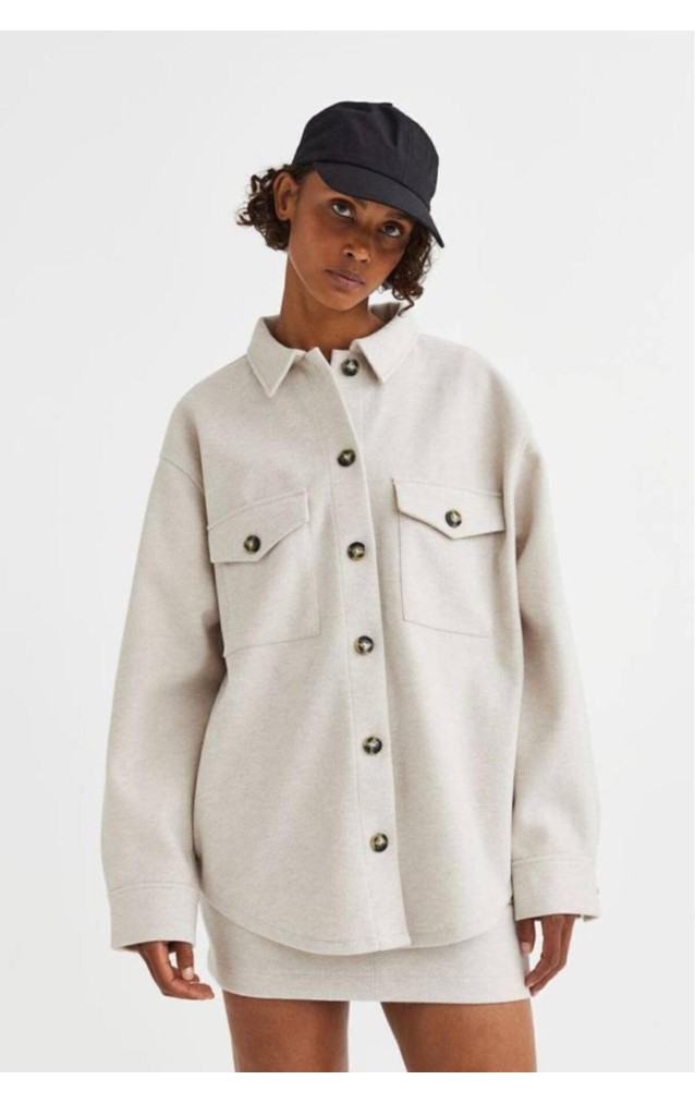 Pasaklı Giyim Kadın Kaşe Yün Oduncu Gömlek 3270250 Ekru