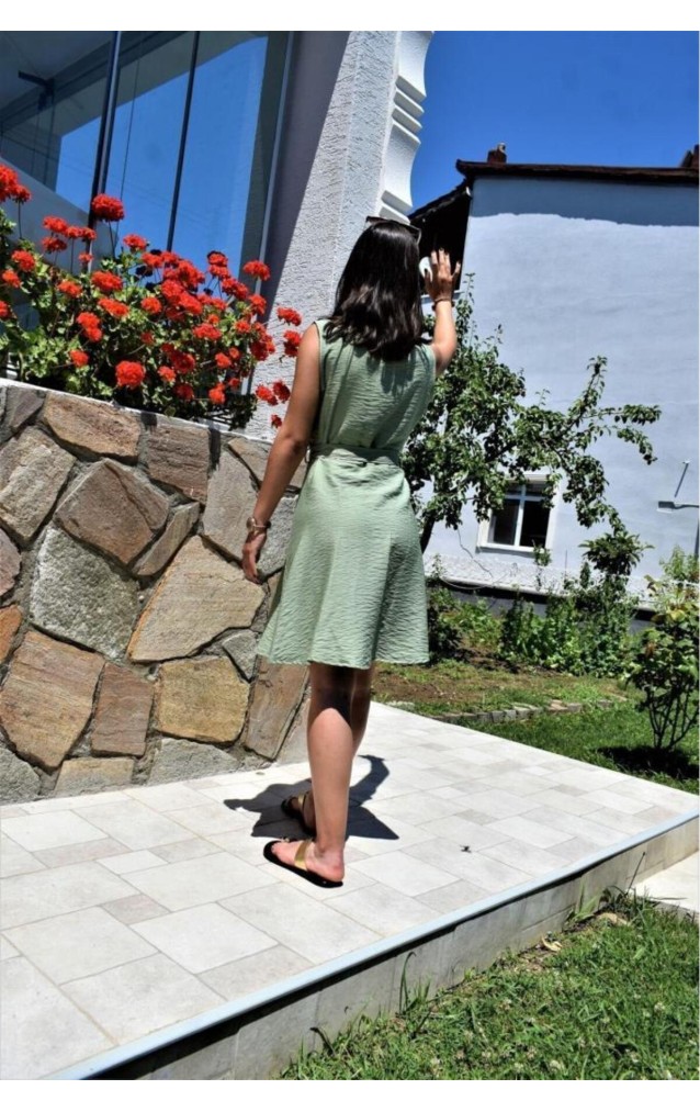 Pasaklı Giyim Kadın Kloş Elbise 2945400 Haki
